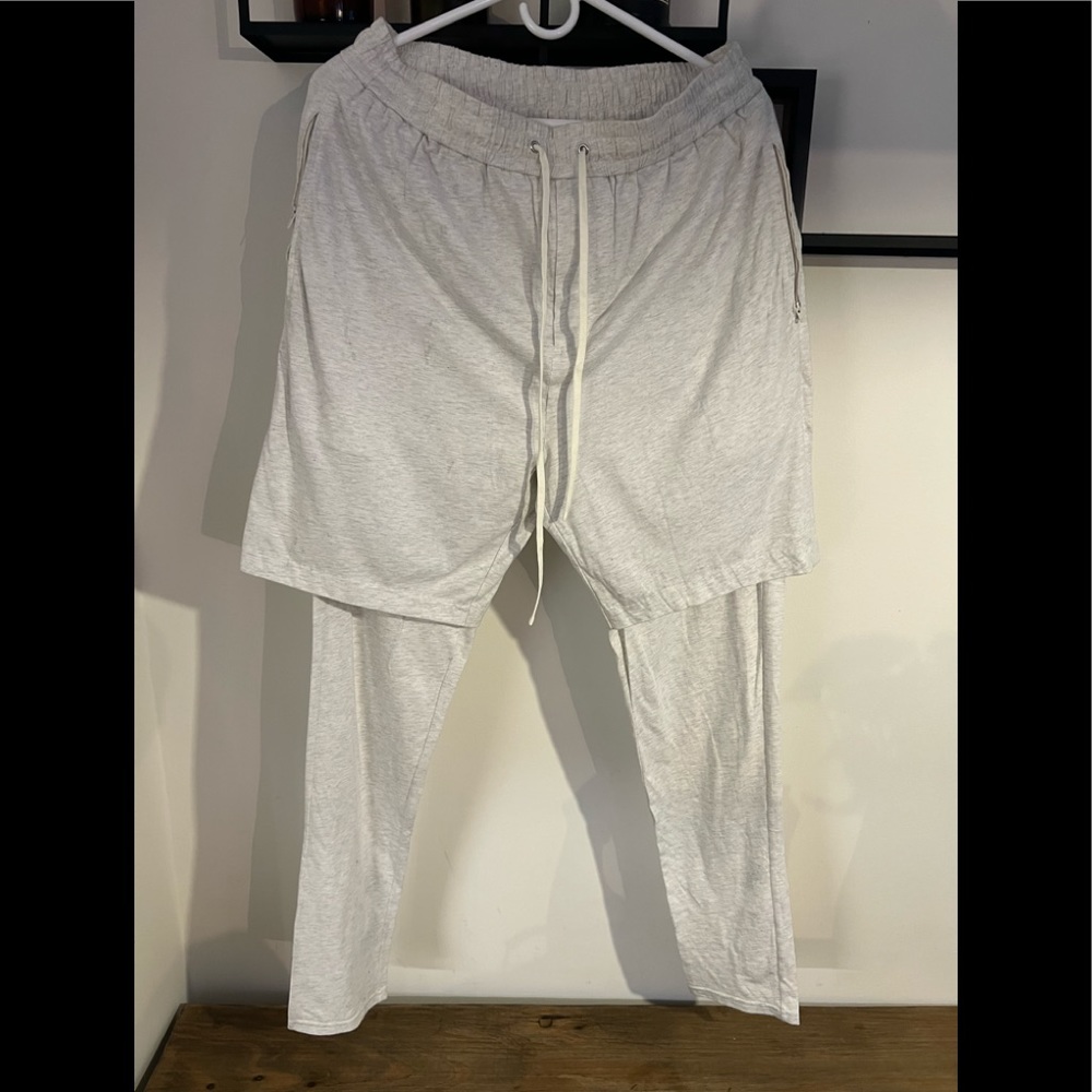 3.1 Philip Lim men’s heather white/grey sweatpants